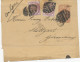 GB 1897, QV ½d Brown Fine Wrapper (small Faults) Together With 1d Lilac (2x) With Usual Heavy Barred Cancel "E.C / N" - Lettres & Documents