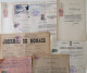 FISCAUX MONACO LOT DE 8 DOCUMENTS TIMBRES De DIMENSIONS TRES VARIES BONNE COTE - Revenue