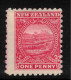 NZ 1898 1d Rose-red White Terraces P11 SG 274a HM* #CBT35 - Nuevos