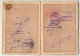 FRANCE - Passeport Délivré à NICE - 1949/1951 - 60F + Complément Tarif 1946 / Fiscal Renouvellement 700 F + Visas Divers - Lettres & Documents