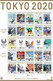 JAPAN 2021 TOKYO 2020 OLYMPIC GAMES 3 DIFFERENT SOUVENIR SHEET OF 25 STAMPS EACH OLYMPICS MNH (**) VERY RARE - Unused Stamps