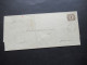 AD 1871 NDP Dienstmarke Nr.4 EF / Faltbrief Ohne Inhalt Mit 2x Stempel K1 Nortorf - Covers & Documents