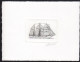 BELGIUM(1995) Sailing Ship Mercator. Die Proof In Black Signed By The Engraver. Scott No 1590.  - Probe- Und Nachdrucke