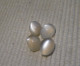 Delcampe - Lot De 4 Cabochons De Pierre De Lune, Taille Ovale 8.20 Carats. CL20 - Moonstone