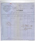 Lettre TP 17  Losange De Points 233 MALINES (A) 1868 Vers LIERRE - Entete Charbons Siron --  B5/772 - 1865-1866 Profile Left