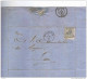 Lettre TP 17  Losange De Points 233 MALINES (A) 1867 Vers LIERRE - Entete Filature Du Lin à La Mécanique --  B5/769 - 1865-1866 Profil Gauche