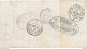 ZZ999 - Lettre TP 19 Losange De Points 360 THULIN 1866 Vers VIERZON - Entete Charbonnage De Longterne-Ferrand à ELOUGES - 1865-1866 Profil Gauche