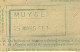 YY 235 - Entier Postal Avis De Réception Cachet De Gare Bleu MUYSEN 1914 Vers ISEGHEM - Nord Belge