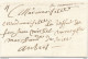 768/29 - Lettre Précurseur 1717 NAMUR Vers ANTWERPEN - Manuscrit De Namur - Marque 4 Stuivers àl'encre - 1714-1794 (Austrian Netherlands)