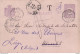 DDX 108 - Entier Nederland ZUTPHEN 1890 Vers UTRECHT, Puis LIEGE - Ambulant NORD 1 ANVERS - Taxation Simple= 5 Centimes - Bahnpoststempel