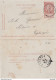 DDY726 - Entier Carte-Lettre Type TP 57 BURDINNE 1896 Vers Le Notaire Genart à EGHEZEE - Signée Pauly à HANNECHE - Kartenbriefe