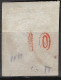 GREECE double "1" In CN On 1875-80 Large Hermes Head Athens Issue On Cream Paper With CN 10 L Orange Vl 64 K / H 50b N01 - Oblitérés