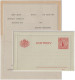 SUÈDE / SWEDEN - 1914 - Letter-Card Mi.K13 10ö Red (d.1114) Unused, Re-Printed Inside - Very Fine - Postal Stationery