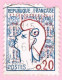 France, N° 1282 Obl. - Type Marianne De Cocteau - 1961 Marianne De Cocteau