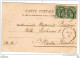 L'ESCARENE.  Le Grand Pont.   Carte écrite En 1903.  Dos Simple. 2 Scans - L'Escarène