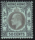 Hong Kong     .    SG    .    98 (2 Scans)  .  1907-11      .    *   .    Mint-hinged - Unused Stamps
