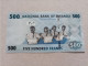 Billete De Rwanda De 500 Francos, Año 2013, UNC - Ruanda