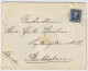 SUÈDE / SWEDEN - 1891 (Jul 14) 20ö Blue Facit 56 Used "GRIMSLÖV" On Cover To Stockholm - Brieven En Documenten