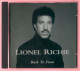 LIONEL RITCHIE : BACK TO FRONT - Other - English Music