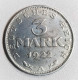Allemagne. 3 Mark 1922 A - 3 Marcos & 3 Reichsmark