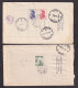 Delcampe - Czechoslovakia 1958 - Lot Of 4 First Day Covers Mostly Sent By Registered Mail To Sisak, Various Topic, Nice / 6 Scans - FDC