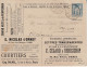 France .. Entier Enveloppe Annonces 15 C Sage .. SAG J75 A .. Editions Calvel Sur J69 .. Publicités Paris - Buste Ristampe (ante 1955)