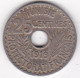 Protectorat Français 25 Centimes 1919 , Bronze Nickel, Lec# 130 - Tunisia