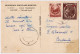 ROMANIA : 1952 - STABILIZAREA MONETARA / MONETARY STABILIZATION - LOT / SET : OVERPRINTED STAMPS On 6 POSTCARDS (al619) - Storia Postale