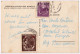 Delcampe - ROMANIA : 1952 - STABILIZAREA MONETARA / MONETARY STABILIZATION - LOT / SET : OVERPRINTED STAMPS On 6 POSTCARDS (al619) - Briefe U. Dokumente