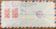 SOUTH AFRICA 1987, REGESTER COVER, USED TO USA, METER CANCEL, POSBUS 1557 P.O.BOX PRETORIA, 2 DIFF, UNIVERSITAS BOOK, CL - Storia Postale