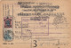 Russia USSR 1923 SALAMATINO To MOSCOW Registered AR Card On Old POW Card, Correct Rate, Ex Miskin (ai50) - Briefe U. Dokumente