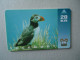 FAROE ISLAND USED CARDS PUFFIN  BIRDS BIRD  2  SCAN - Isole Faroe