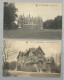 ***  2 X LA HULPE   ***  -  Château Solvay + Château De La Croix De Lorraine  -  Zie / Voir Scan's - La Hulpe