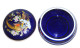 Delcampe - -2 ANCIENNES BOITES BONBONNIERES PORCELAINE LIMOGES BLANCHE & BLEU De FOUR    E - Limoges (FRA)