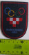 National Olympic (Olimpique) Committee NOC Croatia Hrvatski Olimpijski Odbor PATCH - Kleding, Souvenirs & Andere