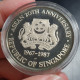 Singapore Commemorative 20th Anniversary ASEAN 10 Dollars 1987 PROOF UNC - Singapore