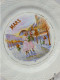 -ASSIETTE A DESSERT CERAMIQUE SAINT AMAND HAMAGE ANCIENNE MOIS De MARS XXe   E - Saint Amand (FRA)