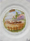 -ASSIETTE A DESSERT CERAMIQUE SAINT AMAND HAMAGE ANCIENNE MOIS De JUIN XXe   E - Saint Amand (FRA)