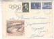 Finlande - Lettre De 1952 - Oblit Suomenlinna - Musique - Sibelius - Sur Enveloppe Jeux Olympiques 1952 - Avec Vignette - Storia Postale