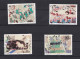 1988 Chine. Peintures Murales Des Grottes De Mogao, La Série Complète 2176 à 2179, 4 Timbres Neufs   Scan Recto Verso - Neufs