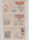 LOT DE 12 ENVELOPPES 1er JOUR DE TCHECOSLOVAQUIE DE 1967 - Briefe U. Dokumente