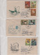 Delcampe - LOT DE 12 ENVELOPPES 1er JOUR DE TCHECOSLOVAQUIE DE 1967 - Storia Postale