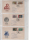 LOT DE 12 ENVELOPPES 1er JOUR DE TCHECOSLOVAQUIE DE 1967 - Briefe U. Dokumente