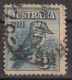 3d Used Kookaburra Bird, National Stamp Exhibition, Australia - Oblitérés