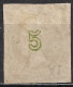 GREECE 1875-80 Large Hermes Head On Cream Paper 5 L Green Vl. 63 - Usati