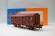 Roco - WAGON COUVERT GS Marron Avec Passerelle SNCF ép. IV Réf. 4392B BO HO 1/87 - Goods Waggons (wagons)