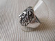 Bague Homme En Argent Massif 925 Taille 61 Fauve Lion Felin Gothique Biker B17 - Rings