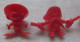 Lot De 20 Figurines Phildar Warner Bross Série Complète Monochrome Rouge (1b) - Andere & Zonder Classificatie