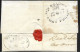 AUSTRALIA NEW SOUTH WALES 1845, PAID AT KILMORE Regist.Letter To Melbourne VF - ...-1854 Prefilatelia