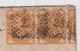 LETTRE. ITALIE. 8 AVR 1876. 234 ALESSANDRIA D'EGITTO. BANDE DE 3 10c. ITALIE LANSLEBOURG. POUR LYON VIA BRIBISI - Emissions Générales